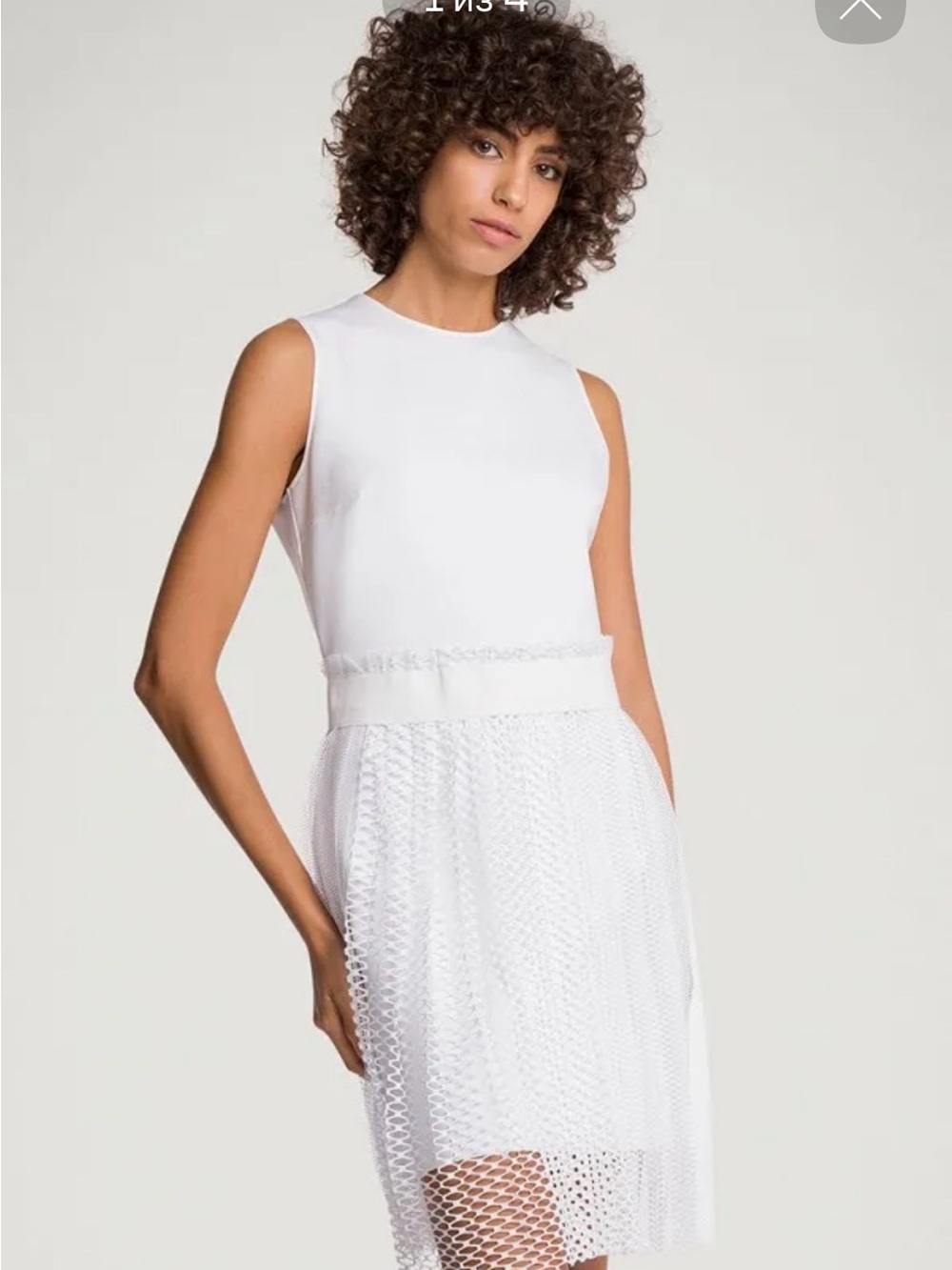 Wolford Fading Net Sleeveless Mesh Overlay Dress S New